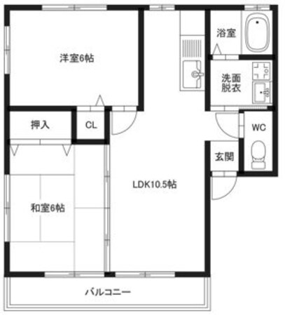 イノセントコーポの物件間取画像